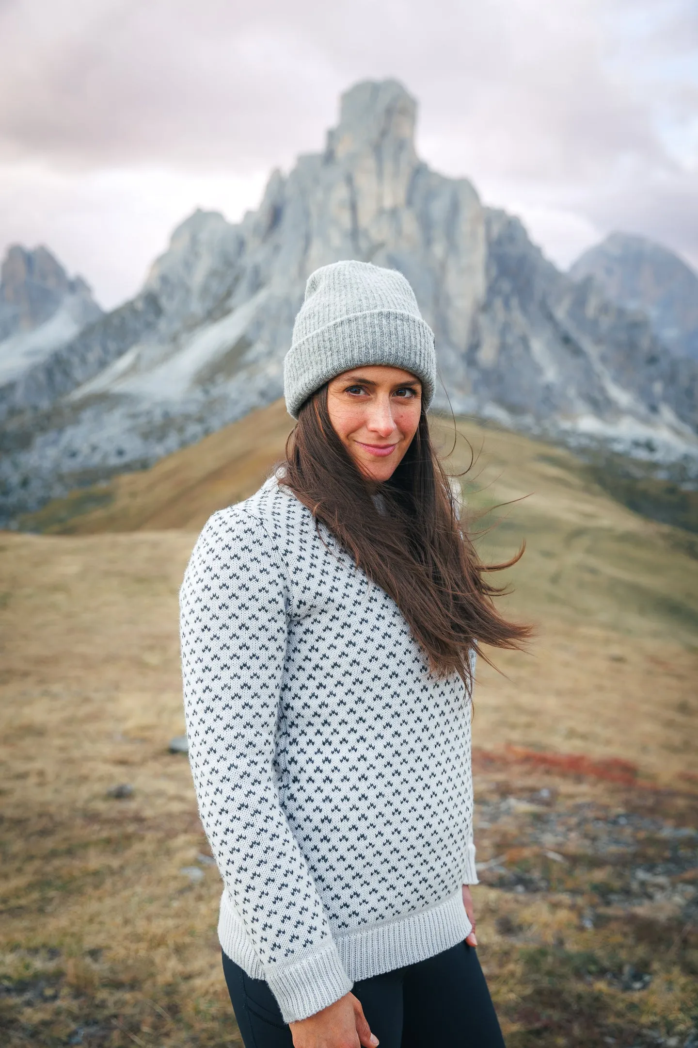 Seceda Knit Sweater - Snowfall