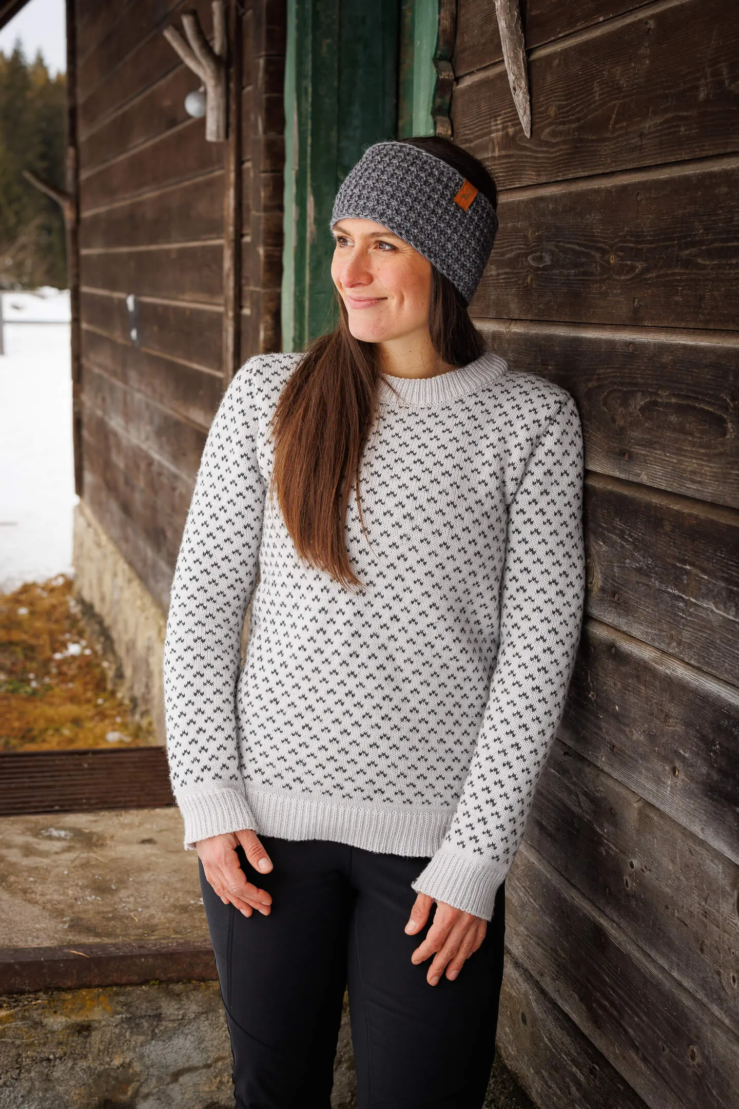 Seceda Knit Sweater - Snowfall