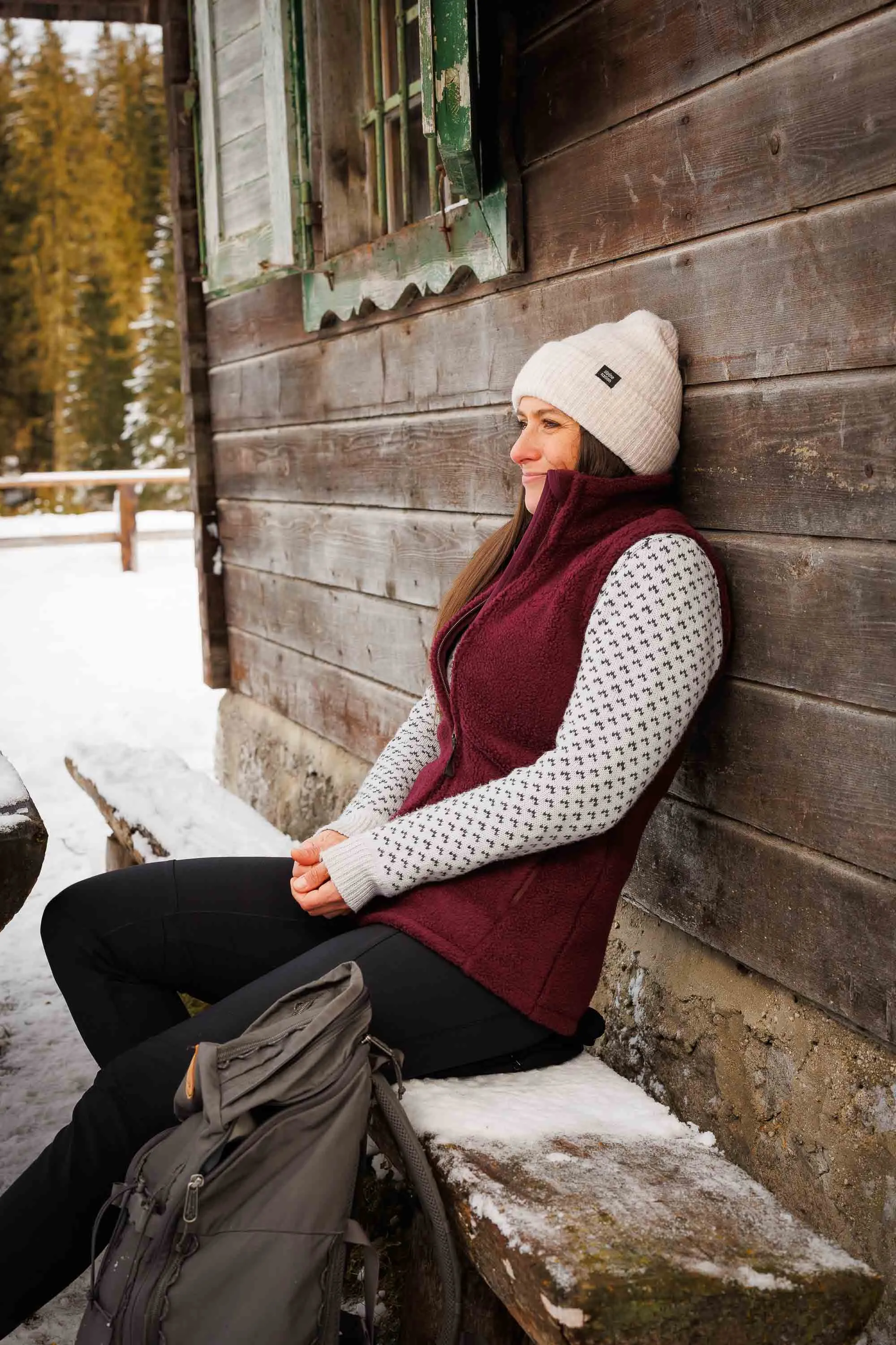 Seceda Knit Sweater - Snowfall