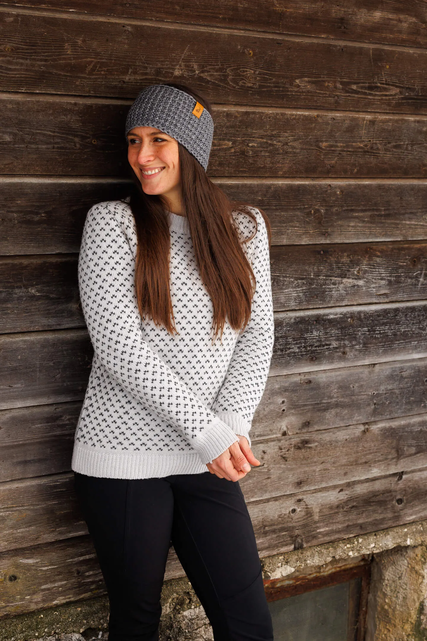 Seceda Knit Sweater - Snowfall