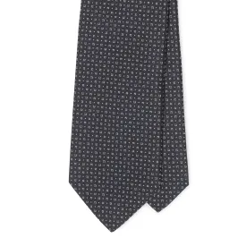Silk Jacquard Tipped Tie
