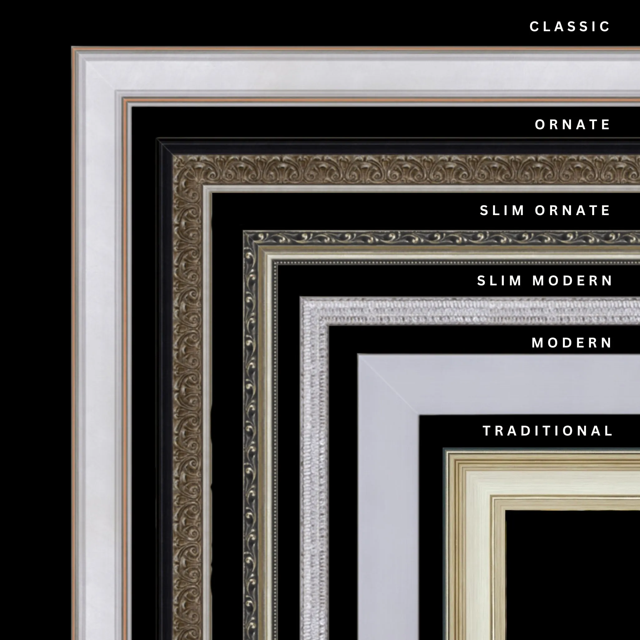 Silver 25x30 Picture Frame Ornate Traditional Classic Antique