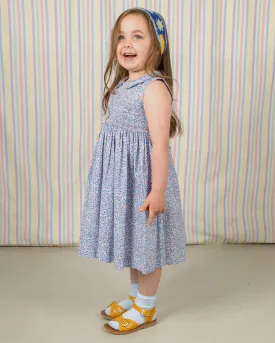 Smocked Girls Dress - Tibby
