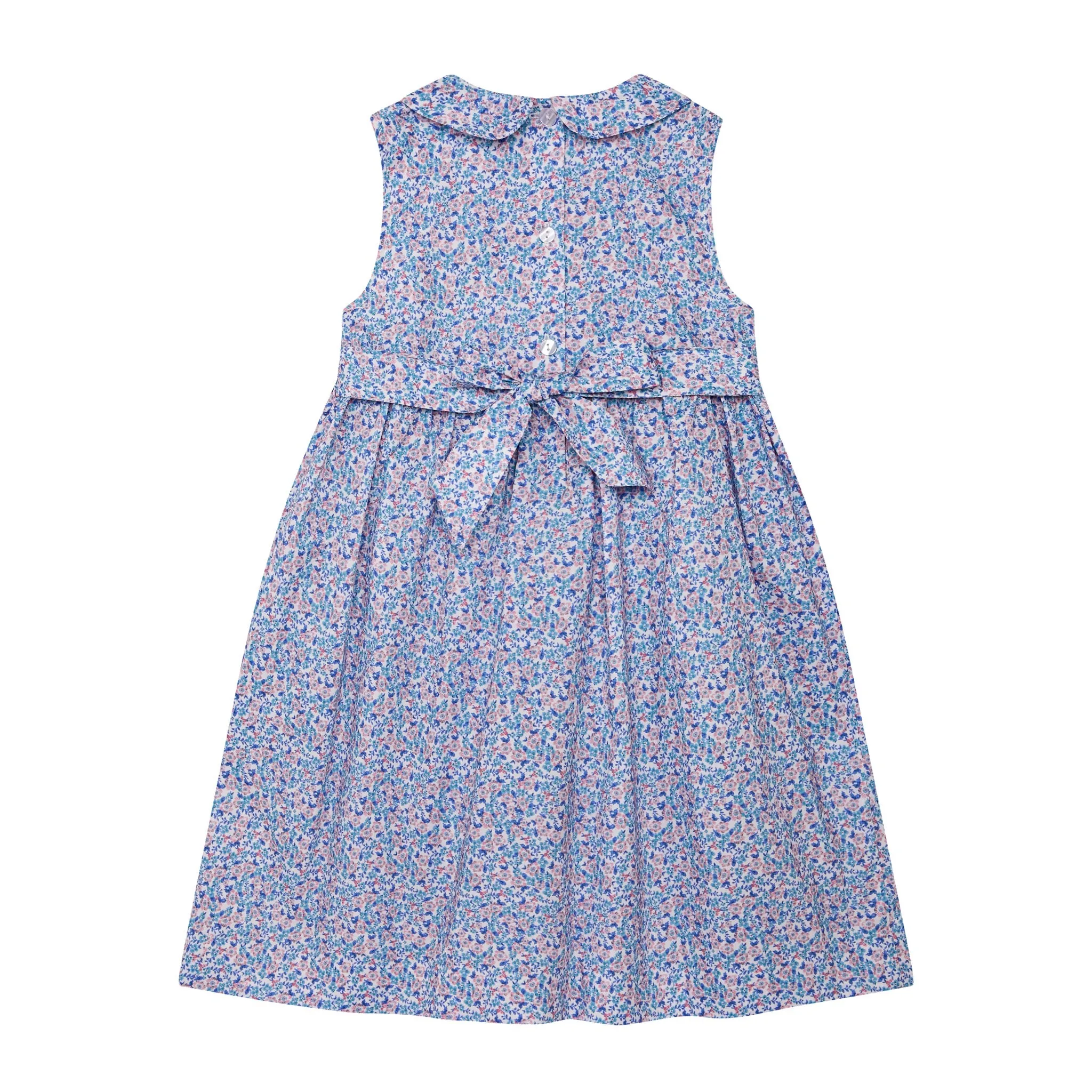 Smocked Girls Dress - Tibby