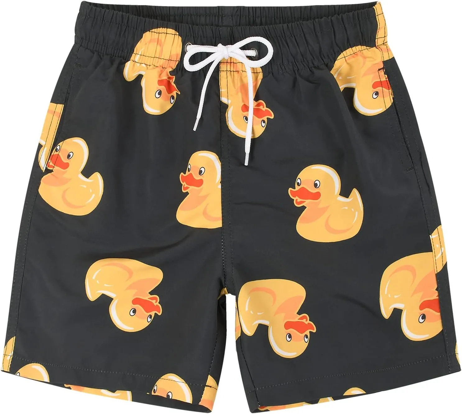 SNOW DREAMS Boys Swim Trunks Quick Dry Swim Shorts Lightweight Bathing Suits Side Pocket