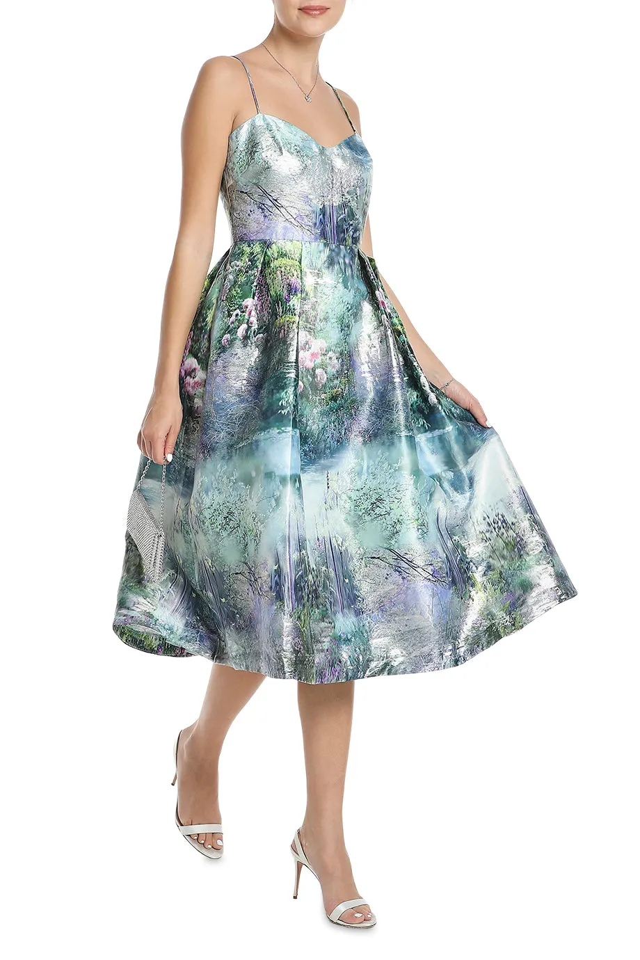 Spaghetti Strap Midi Dress