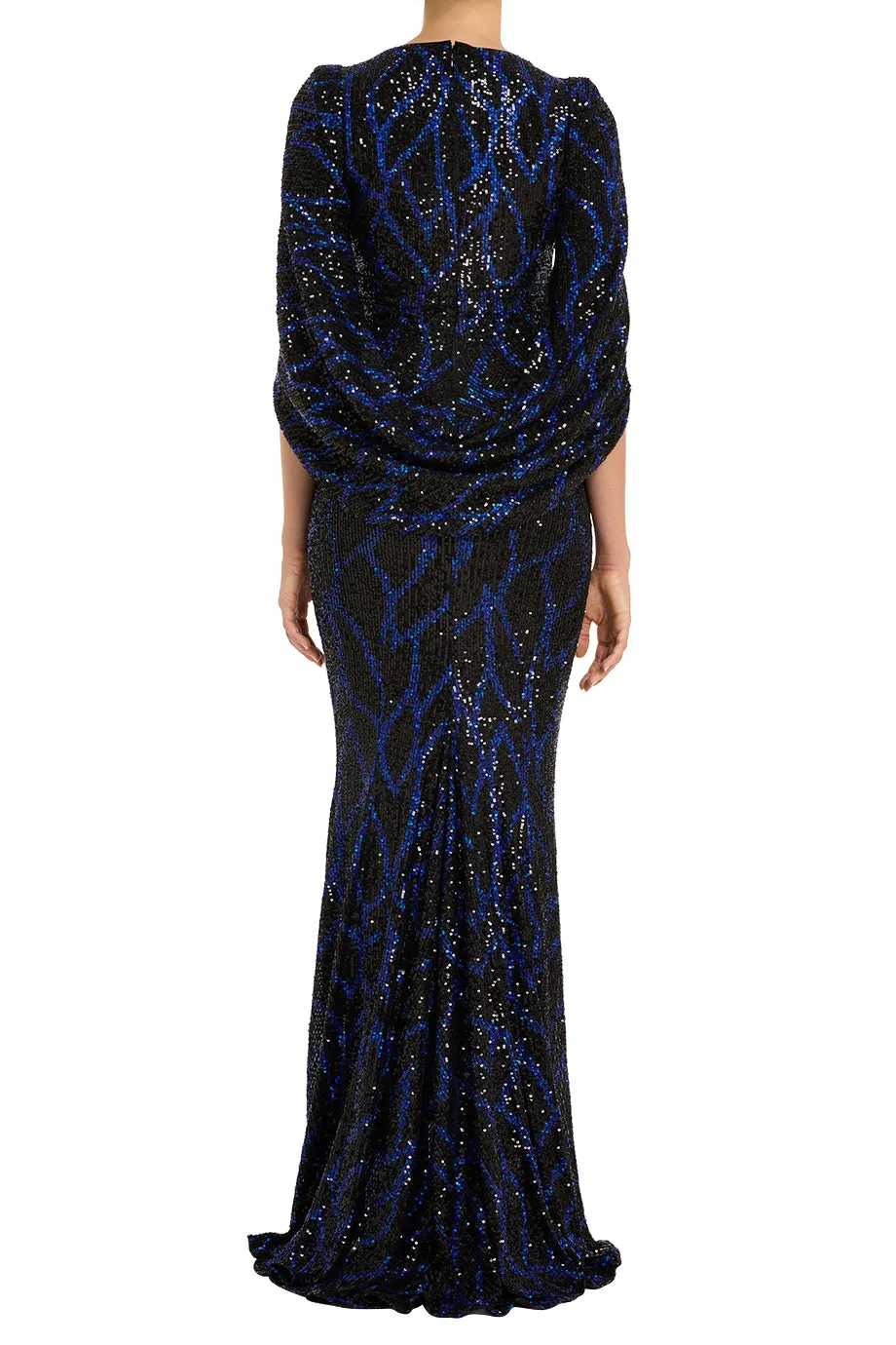 Sparkle Tulle V Neck Evening Gown