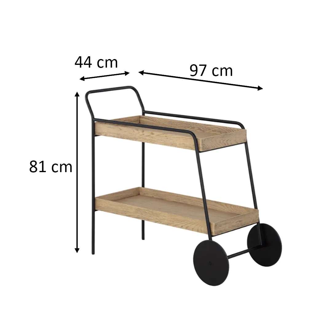 Spruce Bar Cart by Sunpan Natural