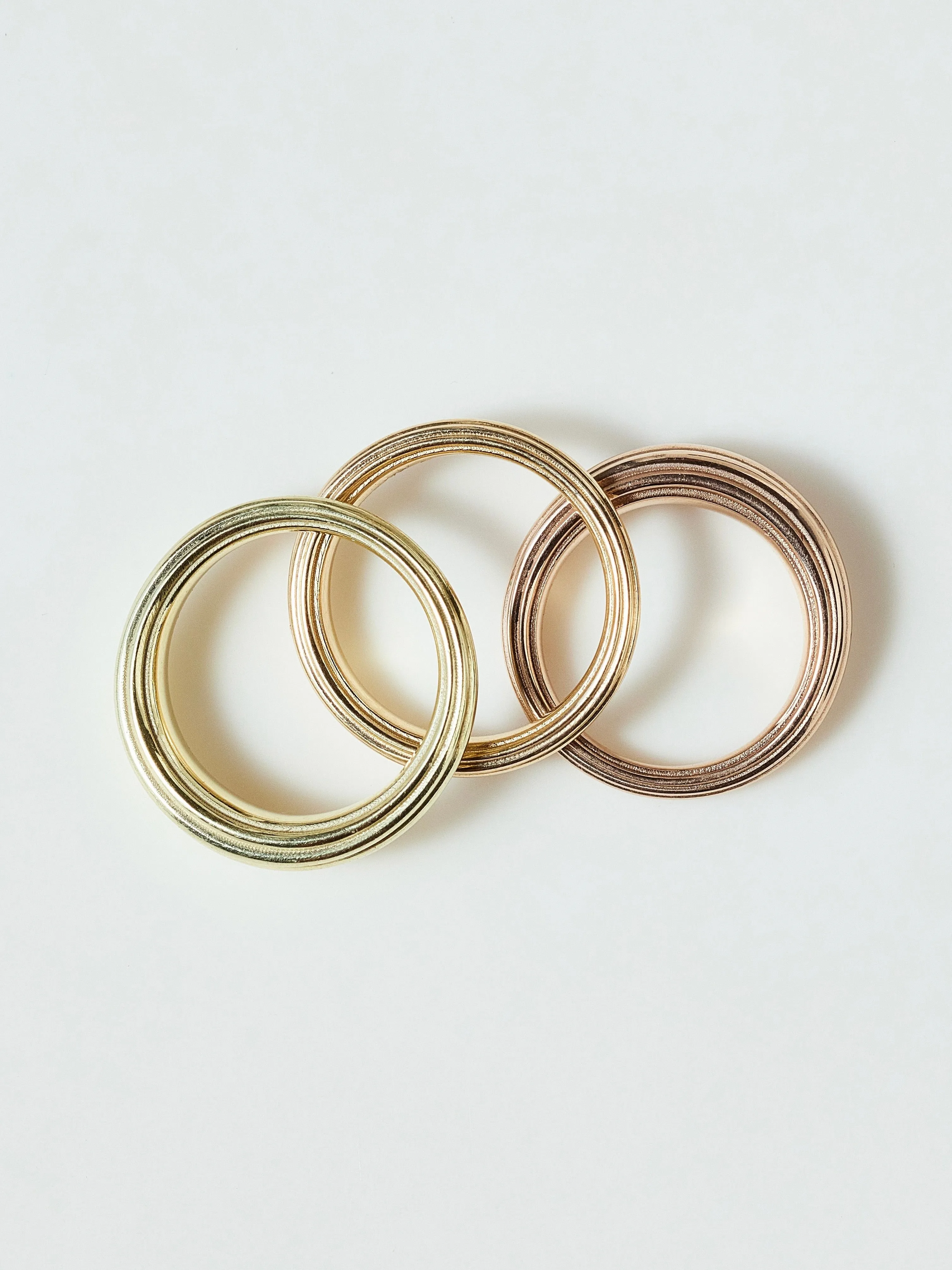 Tapered Fluted Band ~ Wide