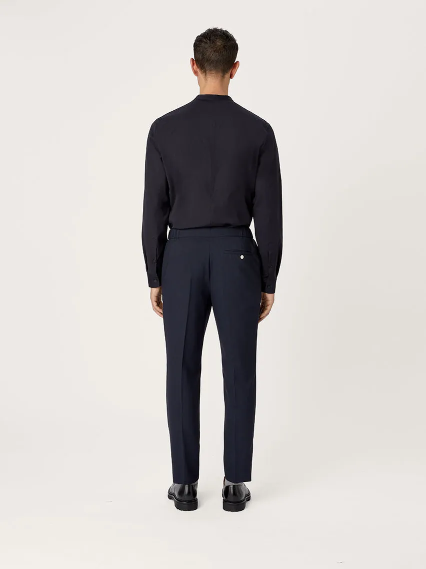 The Tropical Wool 24 Trouser || Navy | Tropical Wool