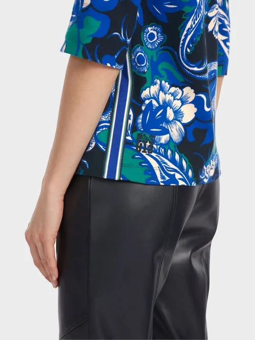 Top - Navy Blue/Print