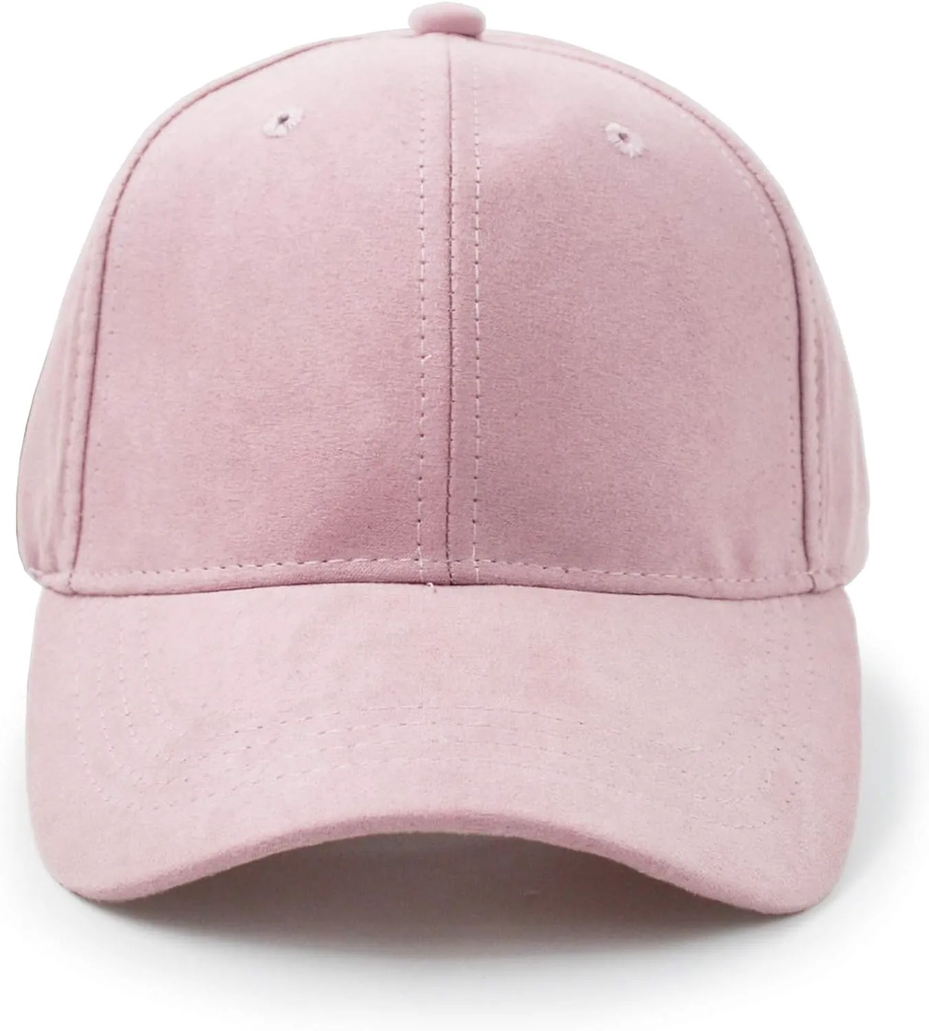 UltraKey Suede Baseball Cap, Unisex Faux Suede Leather Classic Adjustable Plain Hat Baseball Cap