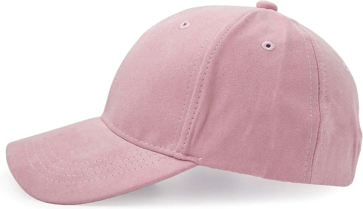UltraKey Suede Baseball Cap, Unisex Faux Suede Leather Classic Adjustable Plain Hat Baseball Cap