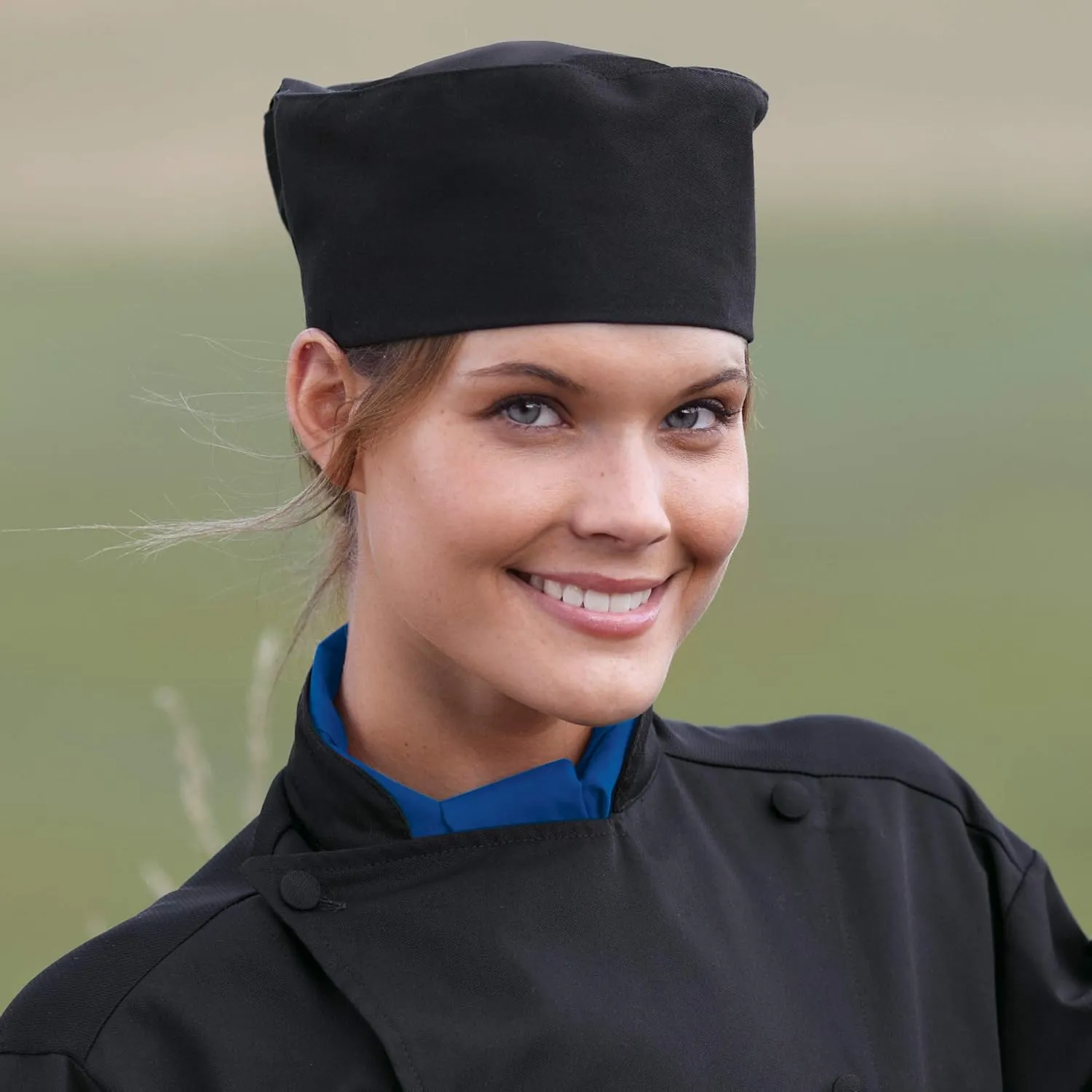 Uncommon Threads Unisex Chef Beanie Hat Cap, Adjustable