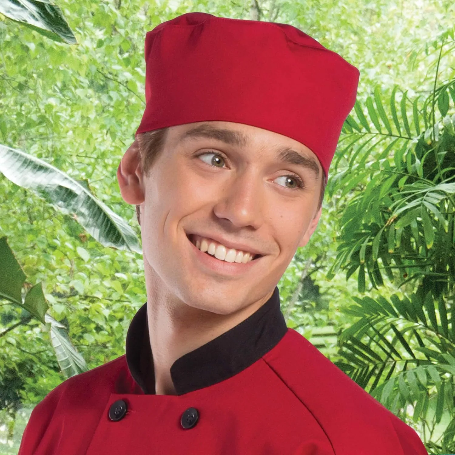 Uncommon Threads Unisex Chef Beanie Hat Cap, Adjustable
