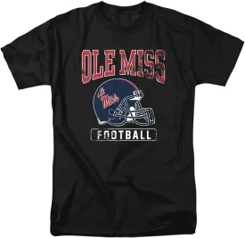 University of Mississippi Official Football Helmet Unisex Adult T Shirt