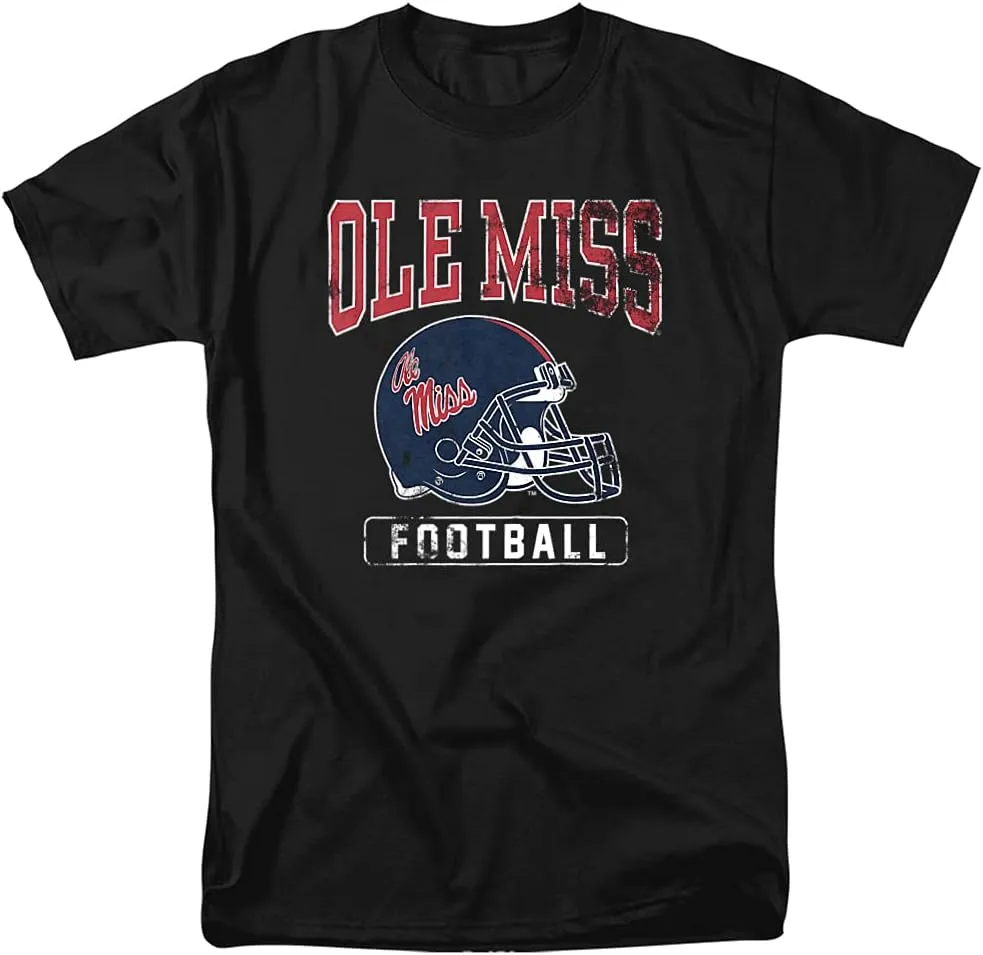 University of Mississippi Official Football Helmet Unisex Adult T Shirt