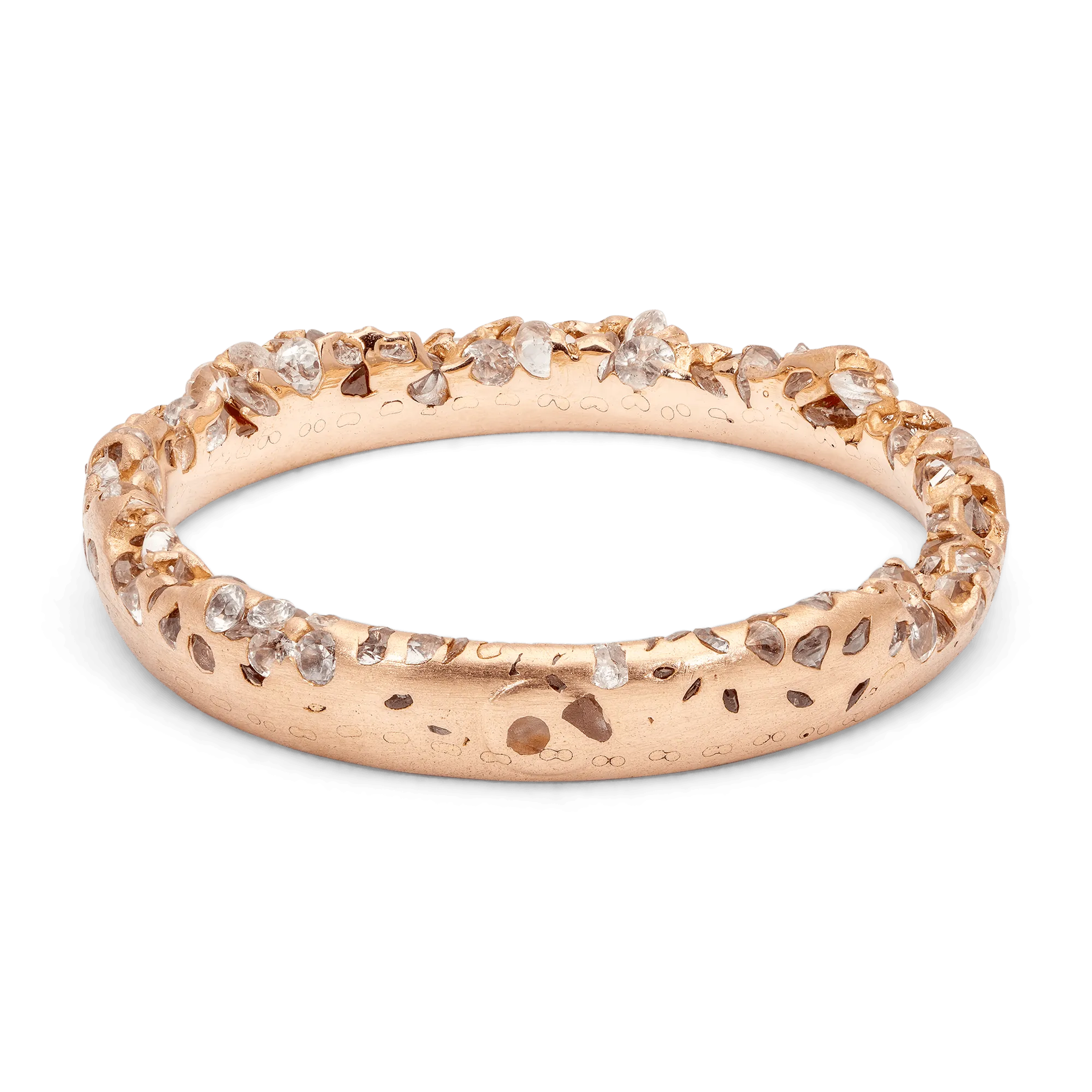 White Constellation Ring in Rose - Size 9 - 9952