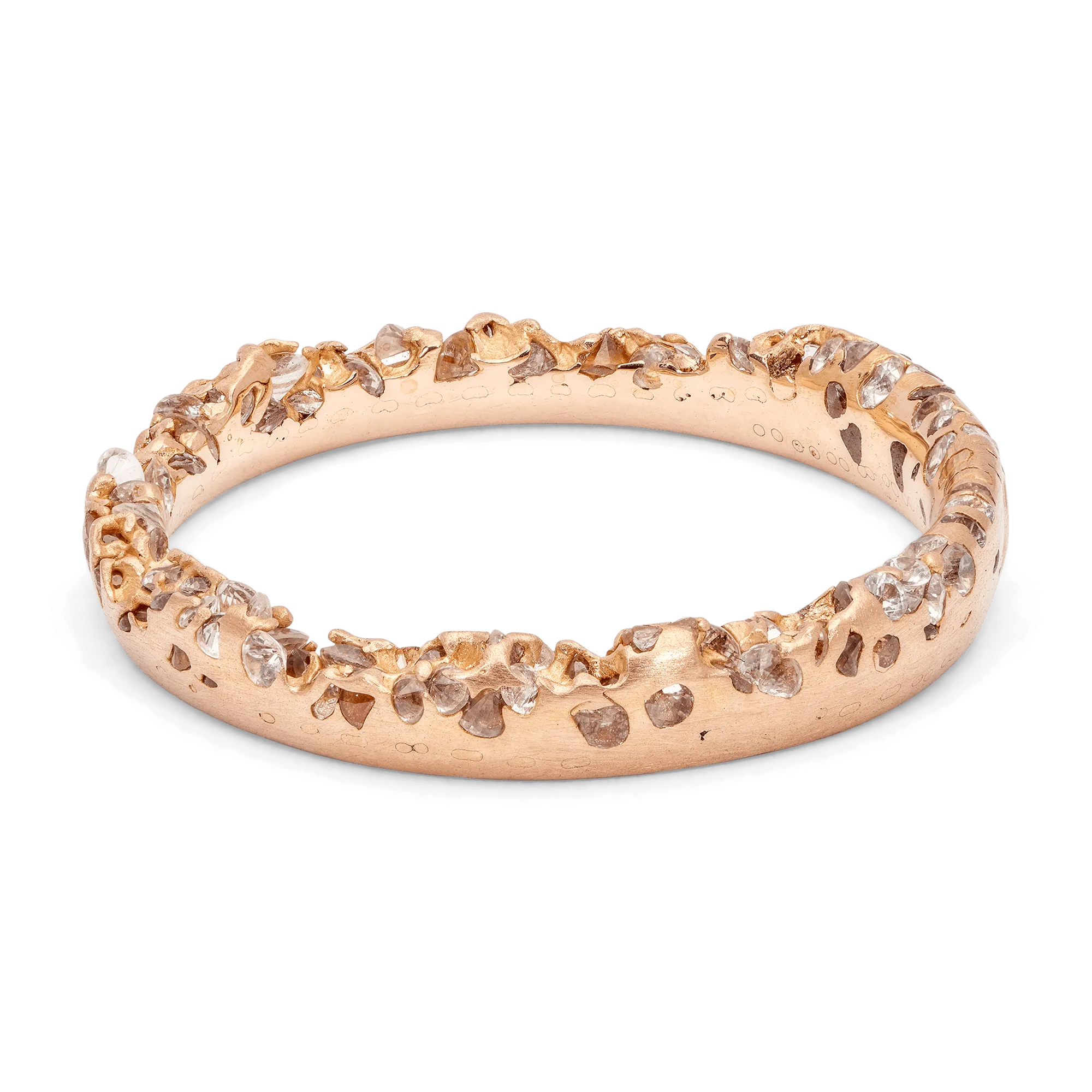 White Constellation Ring in Rose - Size 9 - 9952