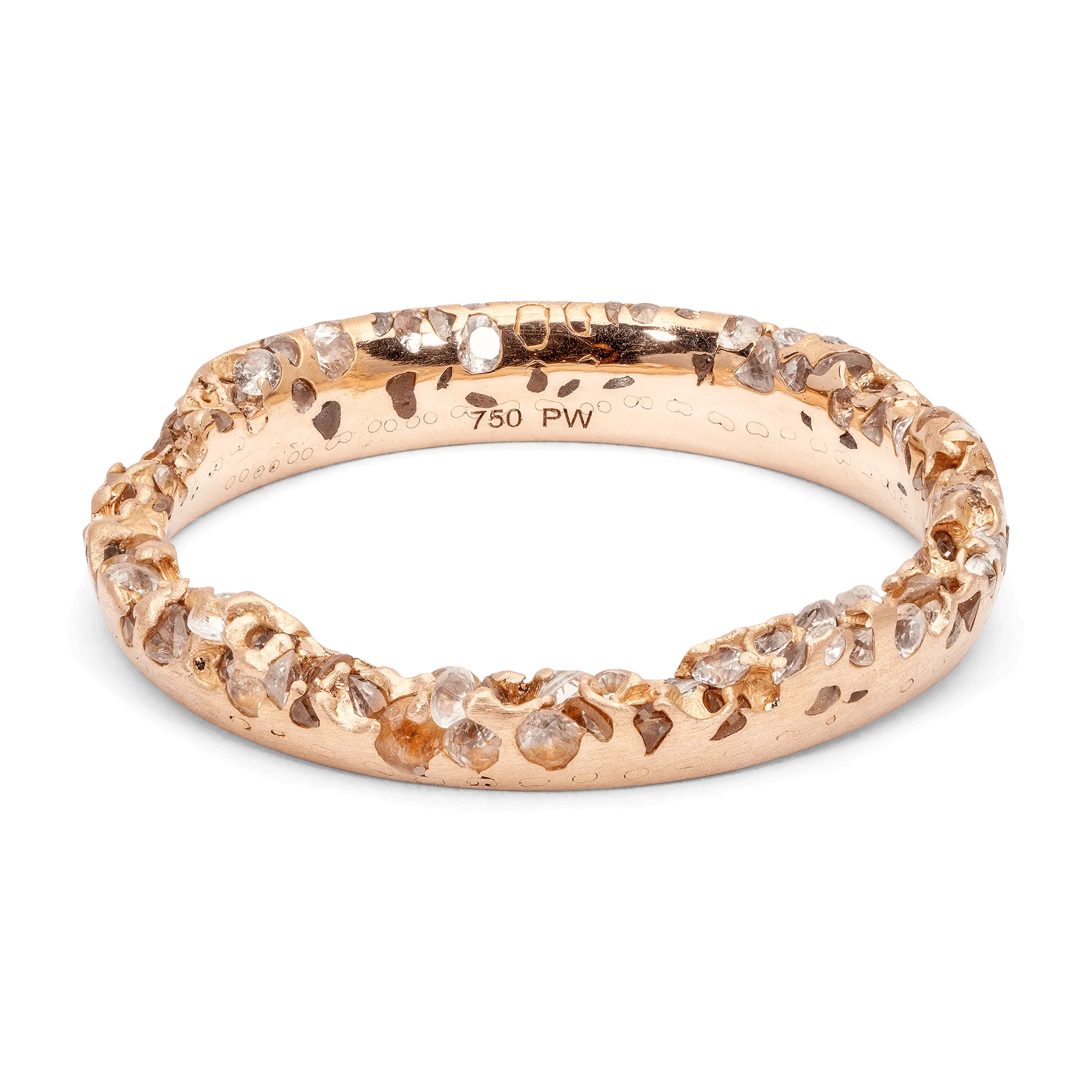 White Constellation Ring in Rose - Size 9 - 9952