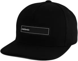 WITHMOONS Crescendo Patch Snapback Hat Flat Brim Cotton Hiphop Adjustable Baseball Cap TR21524