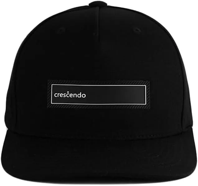 WITHMOONS Crescendo Patch Snapback Hat Flat Brim Cotton Hiphop Adjustable Baseball Cap TR21524