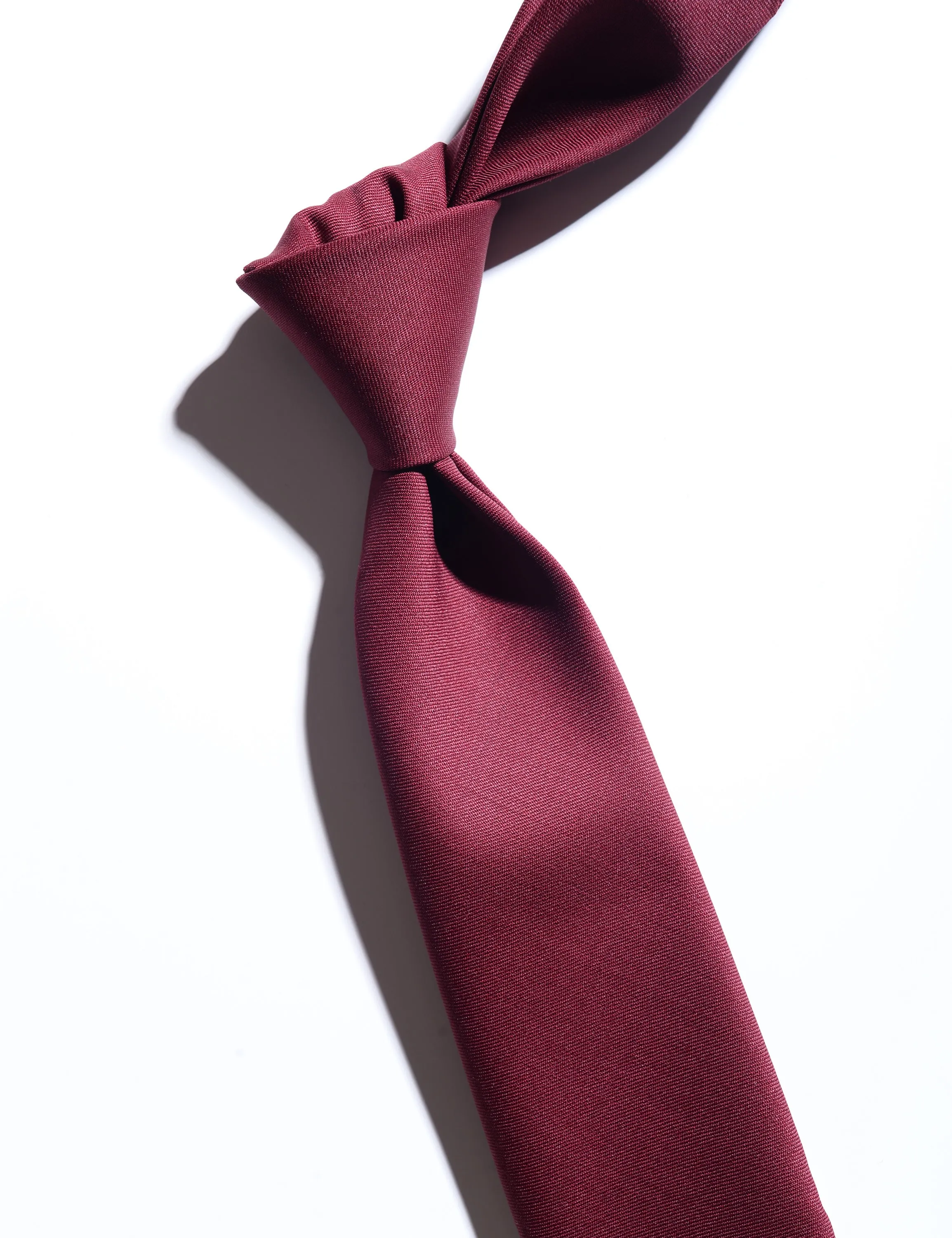Wool Twill Tie - Beaujolais