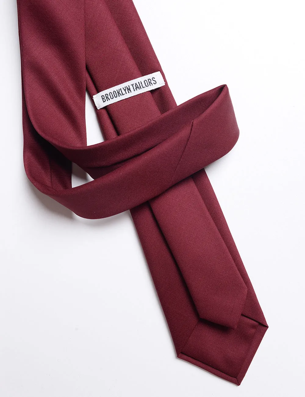 Wool Twill Tie - Beaujolais