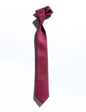 Wool Twill Tie - Beaujolais